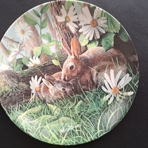 Knowles bunny plate.